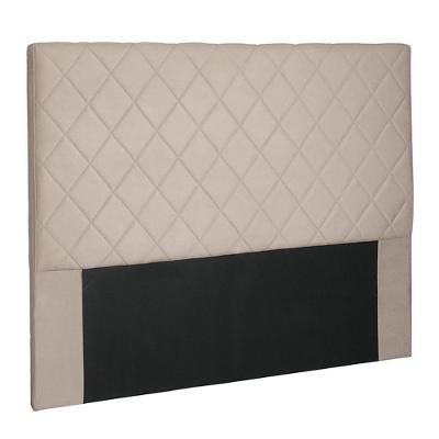 Cabeceira Decorativa 1,40m Baelon Suede Bege G63 - Gran Belo