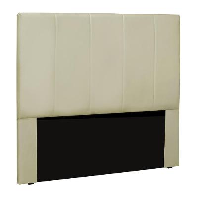 Cabeceira Decorativa Casal 1,40m Erza Pu Marfim G63 - Gran Belo