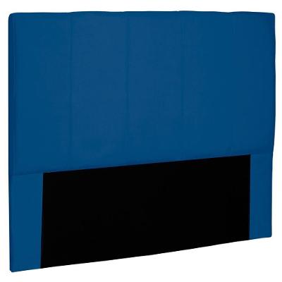 Cabeceira Decorativa Casal 1,40m Erza Suede Azul Marinho G63 - Gran Belo