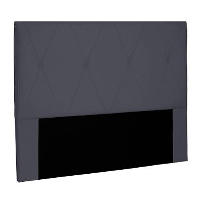 Cabeceira Decorativa King Size 1,95m Yves Suede Cinza G63 - Gran Belo