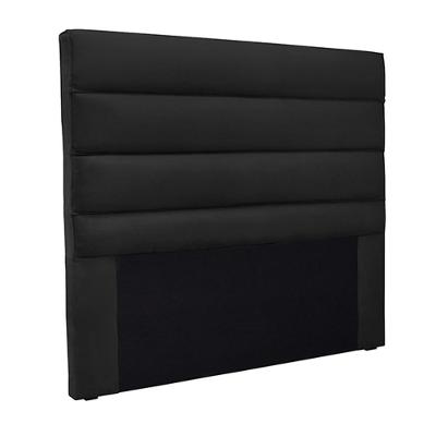Cabeceira Decorativa 1,40m Guess Veludo Preto G63 - Gran Belo