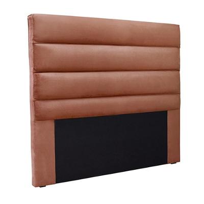 Cabeceira Decorativa 1,40m Guess Veludo Cobre G63 - Gran Belo