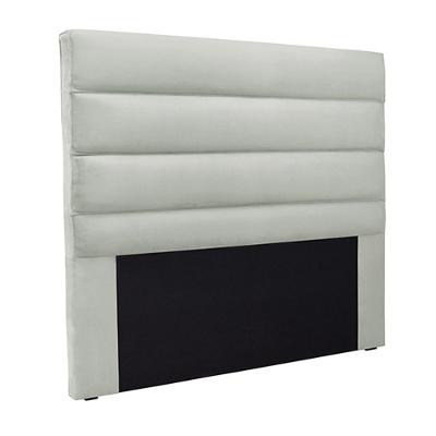 Cabeceira Decorativa 1,40m Guess Veludo Prata G63 - Gran Belo