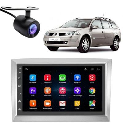 Central Multimídia Automotiva Android Auto Mégane Grand Tour 7 Touch Screen Bluetooth Wi-Fi Prata