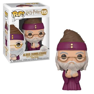 Boneco Funko Pop! Harry Potter - Dumbledore Com Harry Bebê