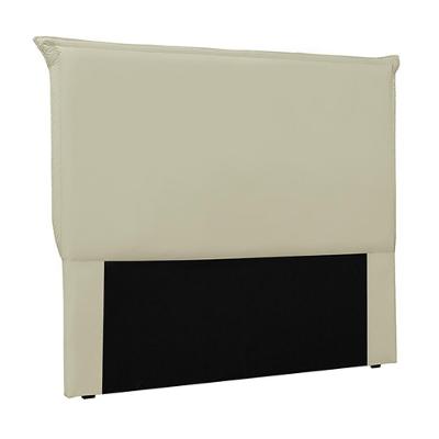 Cabeceira Decorativa Casal 1,40m Trento Pu Marfim G63 - Gran Belo