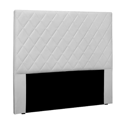 Cabeceira Decorativa Queen Size 1,60m Baelon Pu Branco G63 - Gran Belo