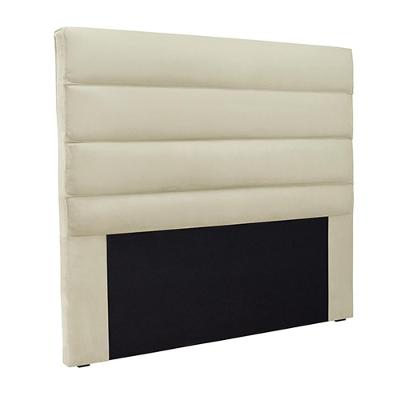 Cabeceira Decorativa King Size 1,95m Guess Veludo Bege G63 - Gran Belo