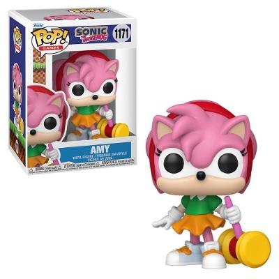 Boneco Funko Pop! Sonic The Hedgehog - Amy Rose Com Chase