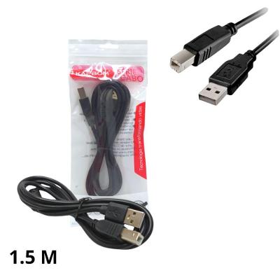 Cabo De Impressora Universal Usb De 1,5 Metros Am+bm