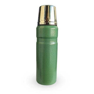 Garrafa Térmica Safari Esporte Aço Inoxidável Parede Dupla com Copo 500ML Verde