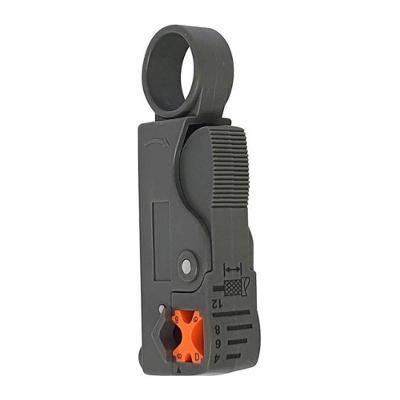 Desencapador de Cabos Coaxial com Lâminas Resistentes e Material de Alta Qualidade Cinza Western