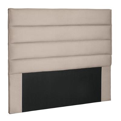 Cabeceira Decorativa 1,40m Guess Suede Bege G63 - Gran Belo