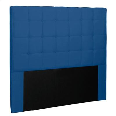 Cabeceira Decorativa Casal 1,40m Tropea Suede Azul Marinho G63 - Gran Belo