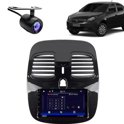 Central Multimídia Automotiva Android Auto Grand Siena Moldura + Câm Bp 7 Touch Screen Bluetooth USB