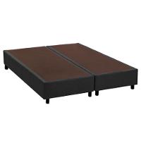 Cama Box Base King Universal Suede Gray (193x203x20) - Costa Rica - 1