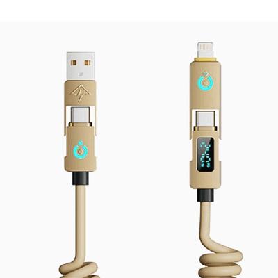 Cabo De Dados Mola 4 Em 1 Conexão 2 Metros 240w
