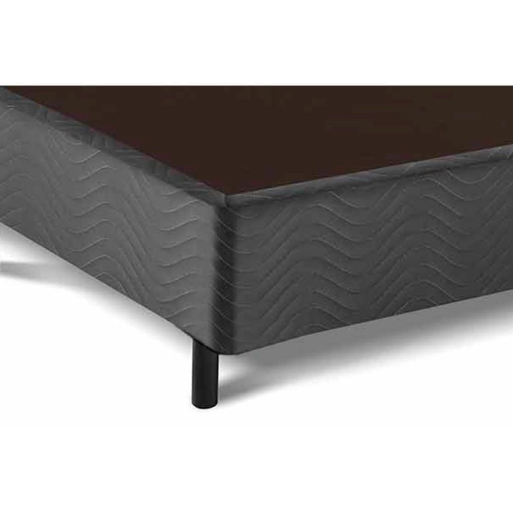 Cama Box Base King Universal Suede Gray (193X203X20) - Costa Rica - 3