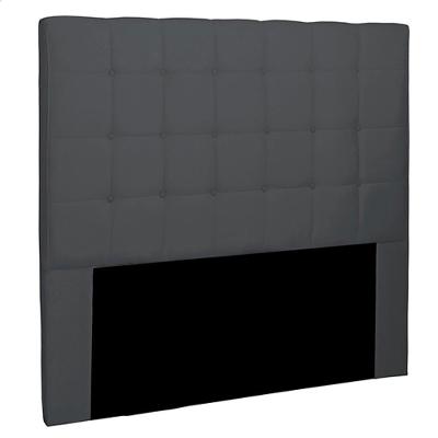 Cabeceira Decorativa King Size 1,95m Tropea Suede Cinza G63 - Gran Belo