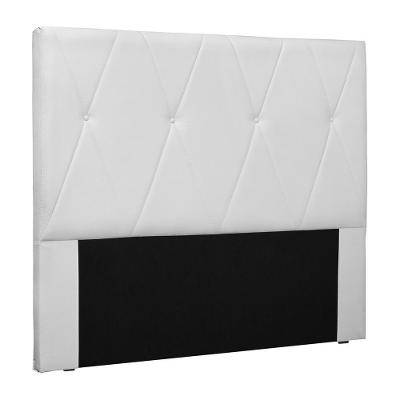 Cabeceira Decorativa 1,40m Yves Pu Branco G63 - Gran Belo