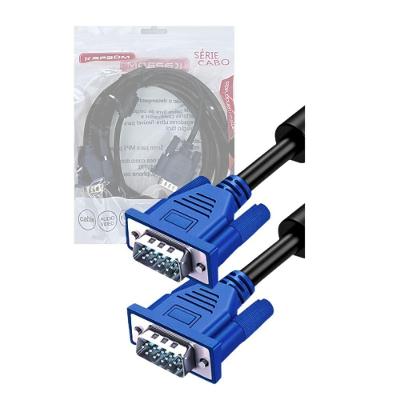 Cabo Vga/vga Conexão De Vídeo Para Pc E Tela 1.8 Metros