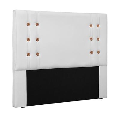 Cabeceira Decorativa 1,40m Kors Pu Branco G63 - Gran Belo