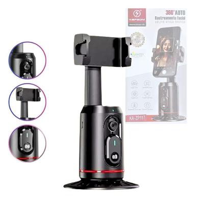 Suporte Celular Com Rastreamento Facial 360o Selfie Stick
