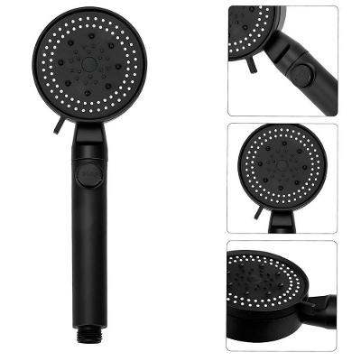 Ducha Chuveiro de Mão Alta Pressão Ergonômica para Banho Confortável Preto