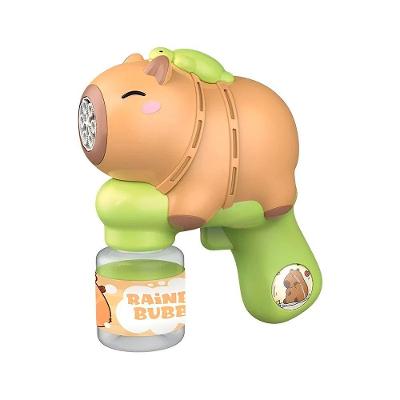 Brinquedo Lança Bolhas de Sabão Formato Capivara com Jato Contínuo Transparente GXM