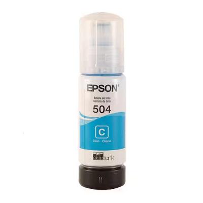 Refil de Tinta T504222 para Impressões com Cores Vibrantes Ecotank Ciano Epson