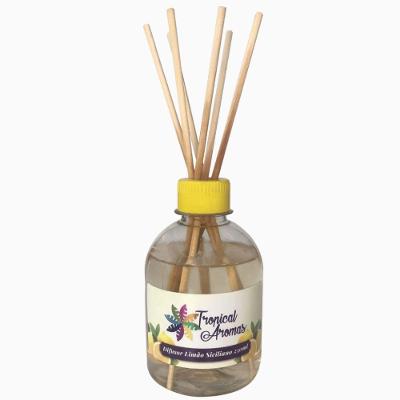 Difusor de Ambientes Limão Siciliano 250ML com Varetas de Madeira para Salas e Quartos Tropical
