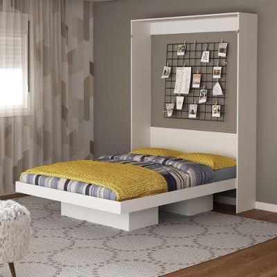 Cama Articulada de Casal CM8016 com 2 Nichos e Mecanismo Articulável Branco