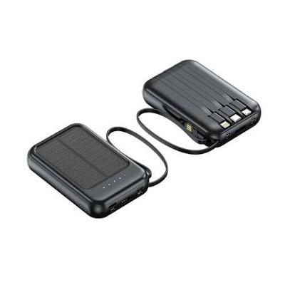 Carregador Portátil Power Bank Energia Solar 10.000mah
