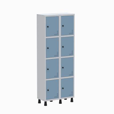 Roupeiro Aço Linha Light 8 Portas - Gr302-8 Cinza-azul Dali