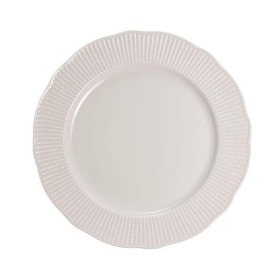 Prato De Sobremesa 21cm Porcelana Branca Perle L’hermitage