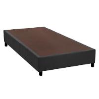 Cama Box Base Solteiro Universal Suede Gray (78x188x20) - Costa Rica - 1