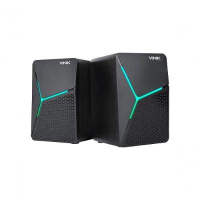Caixa de Som Gamer Star VSPKG6WST 2.0 6W RMS com Iluminação LED Rainbow Vinik