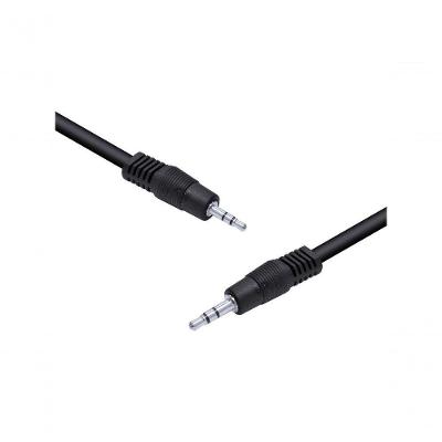 Cabo Auxiliar de Áudio Vinik P1P2-2 para MP3, Celulares e Som Automotivo 2M Estéreo Preto