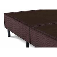 Cama Box Base Viúva Universal Suede Brown (128x188x20) - Costa Rica - 3