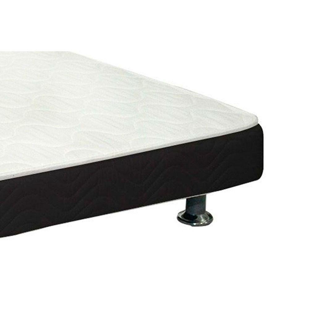 Cama Box Baú c/Auxiliar Solteiro Universal Courano Nero Black (88x188) - Ortobom - 9