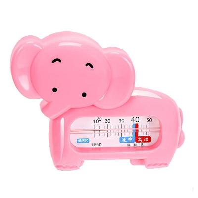 Termômetro De Banho Bebê Infantil Monitor Temperatura Da água - Elefante Rosa