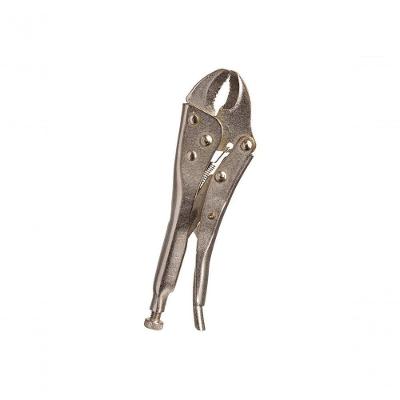 Alicate de Pressão Mordente Curvo 7 Ideal para Segurar, Fixar e Prender Materiais Prata Western