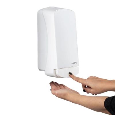 Dispenser Branco Em Inox Para Sabonete Líquido-álcool Gel 800ml - Nobre
