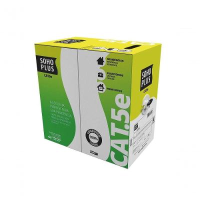 Cabo de Rede Sohoplus Categoria 5e para Transmissão de Dados Interno e Externo Furukawa