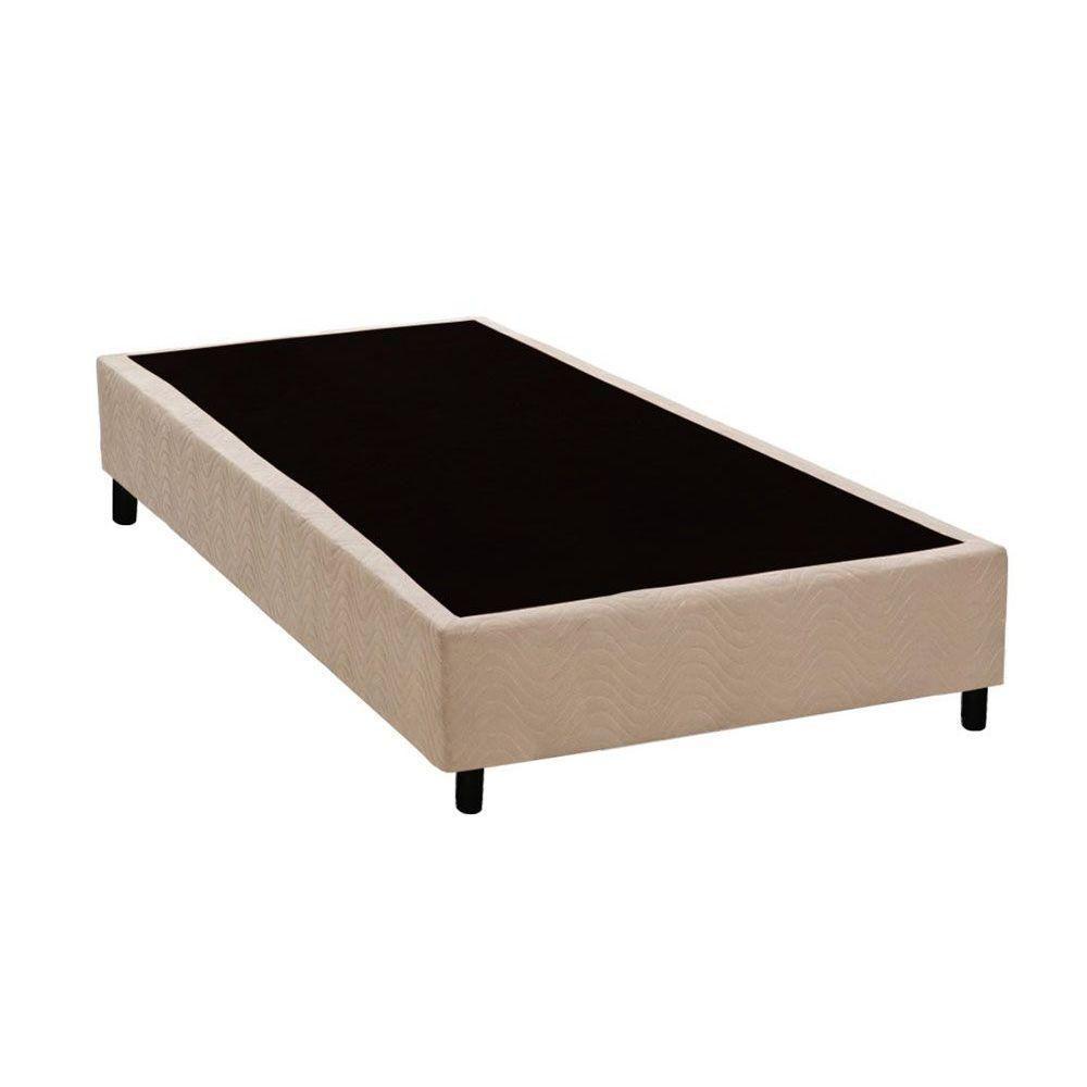 Cama Box Base Solteiro Universal Suede Clean (88x188x20) - Costa Rica - 1
