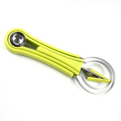Fatiador De Frutas 4 Em 1 Cortador Melancia Melão Aço Inox