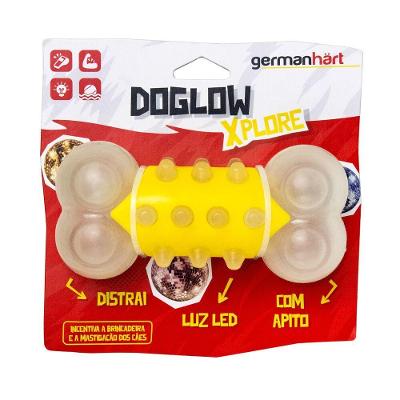 Osso Com Led Doglow Brinquedo Para Cães - Germanhart Xplore