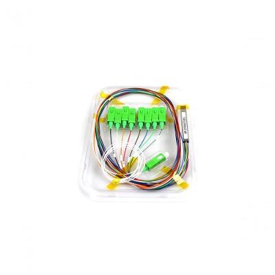 Cabo Óptico Splitter Opf-plc1x8-sc-apc Plc 1x8 1M para Redes de Telecomunicações Evus