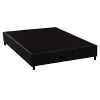 Cama Box Base Viúva Universal Suede Black (128x188x20) - Costa Rica - 1