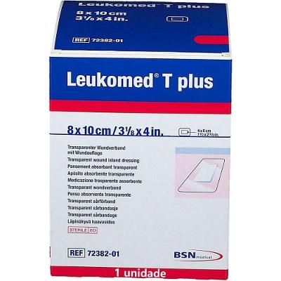 Curativo Filme Transparente Leukomed T Plus 72382-01 8x10cm - Unidade